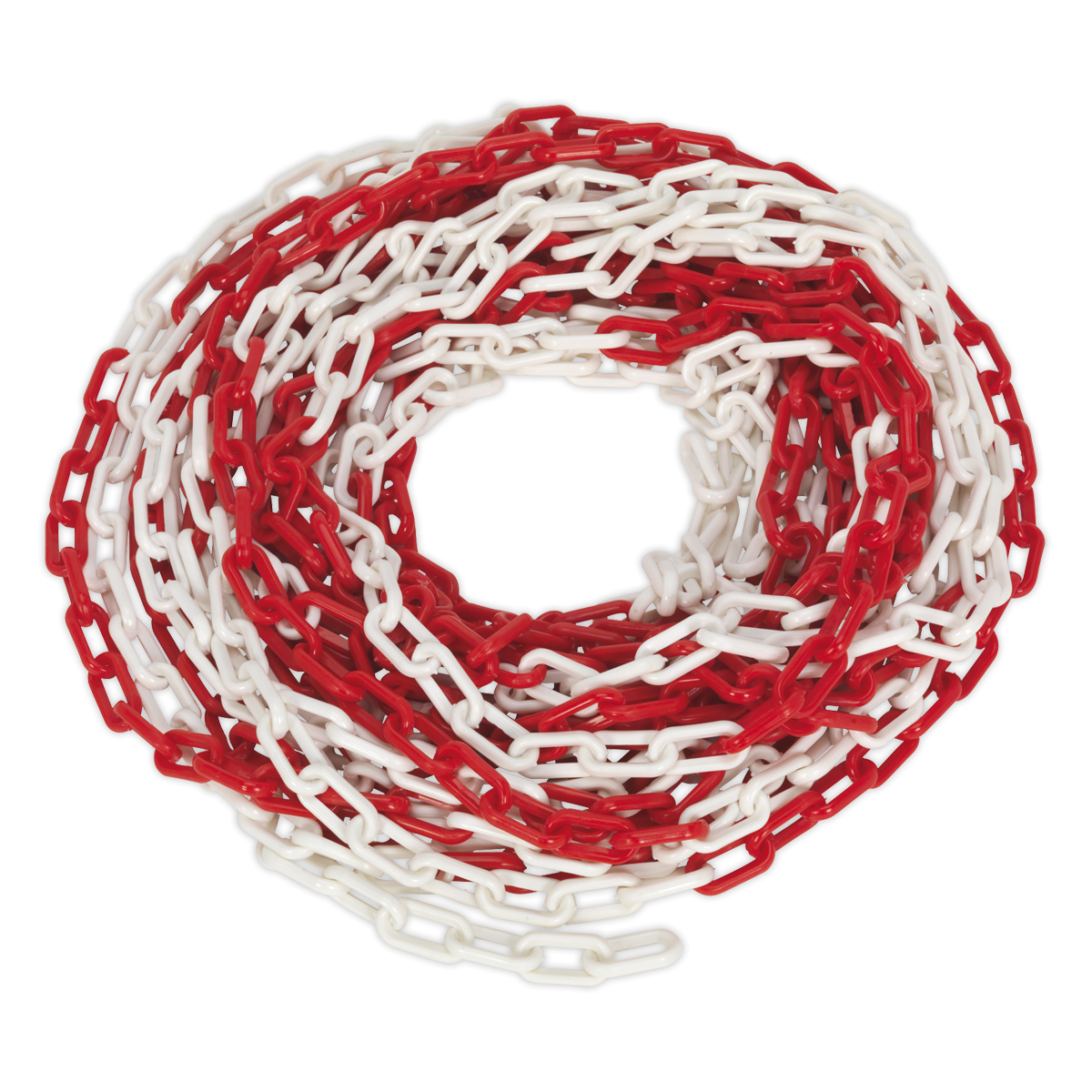 Safety Chain Red/White 25m x 6mm HSC25M