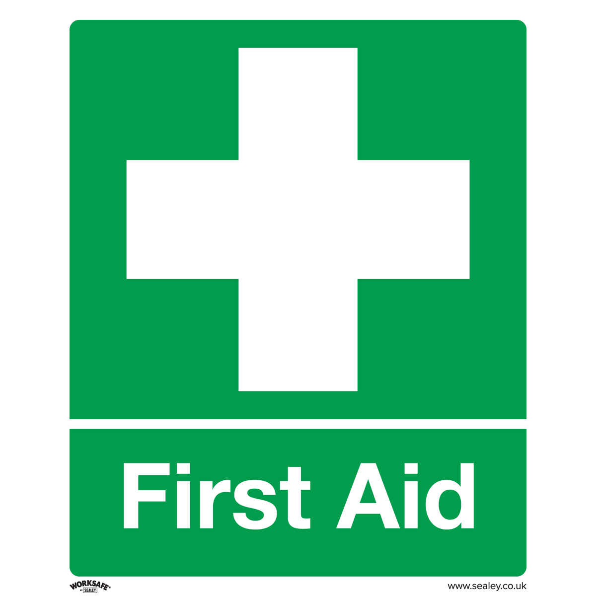 Safety Sign - First Aid - Rigid Plastic SS26P1