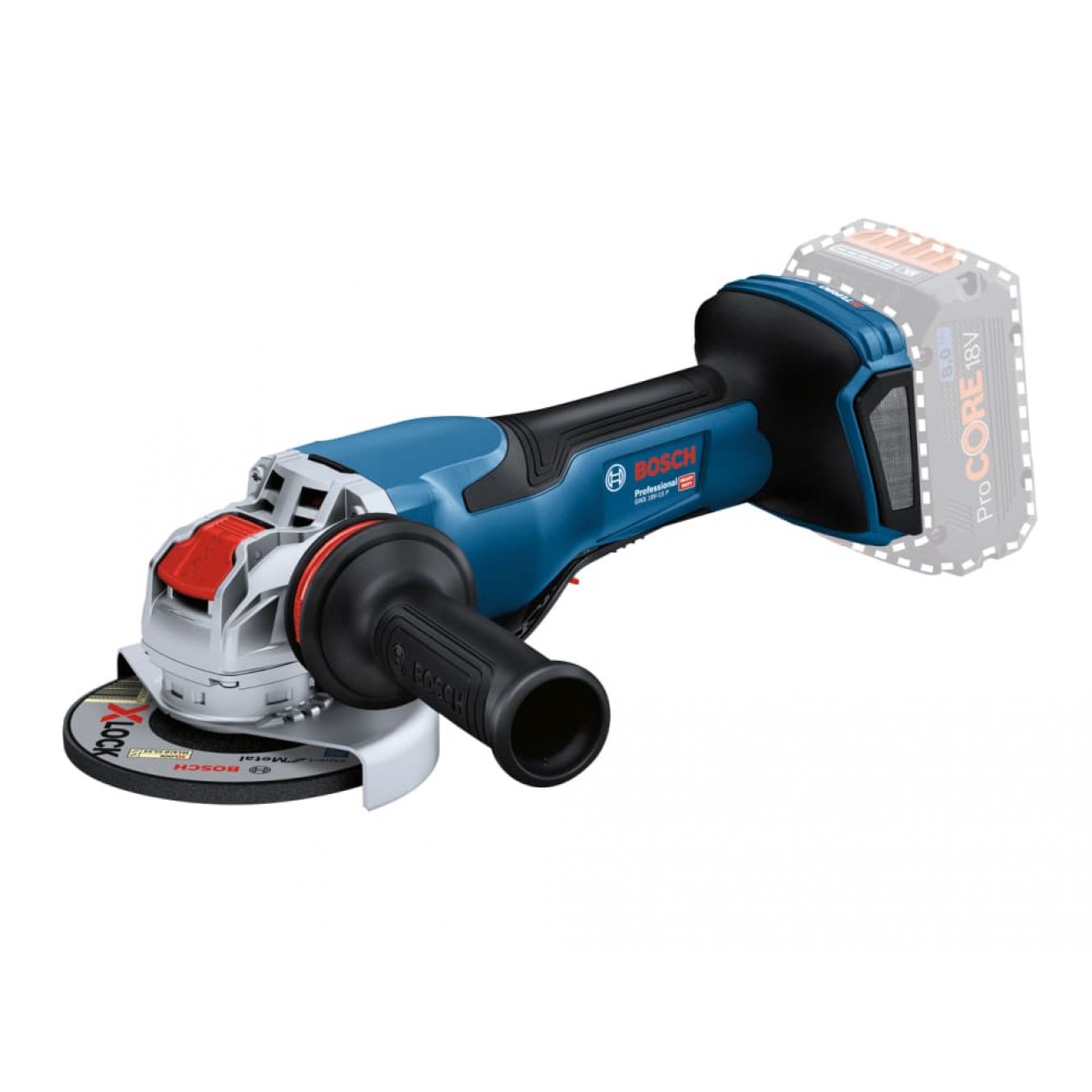 GWX 18V-15 P Professional BITURBO Angle Grinder 125mm 18V Bare Unit BSH6019H6F00