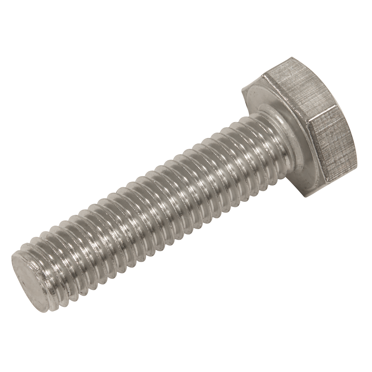Stainless Steel Hex Head Set Screw DIN 933 - M10 X 40 A2 - Pack of 25 S1040