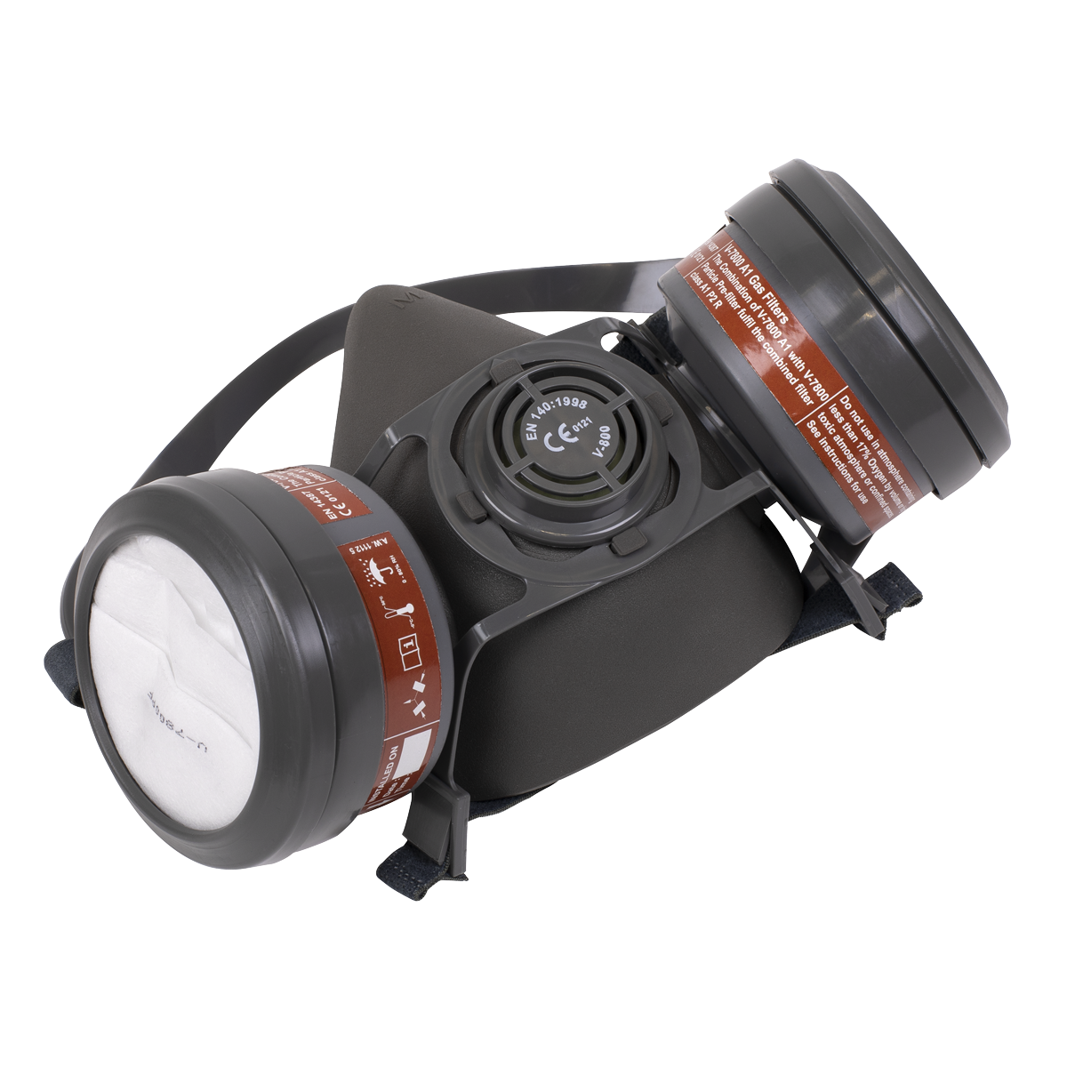 Half Mask with A1P2R Filter Cartridges 9360/61