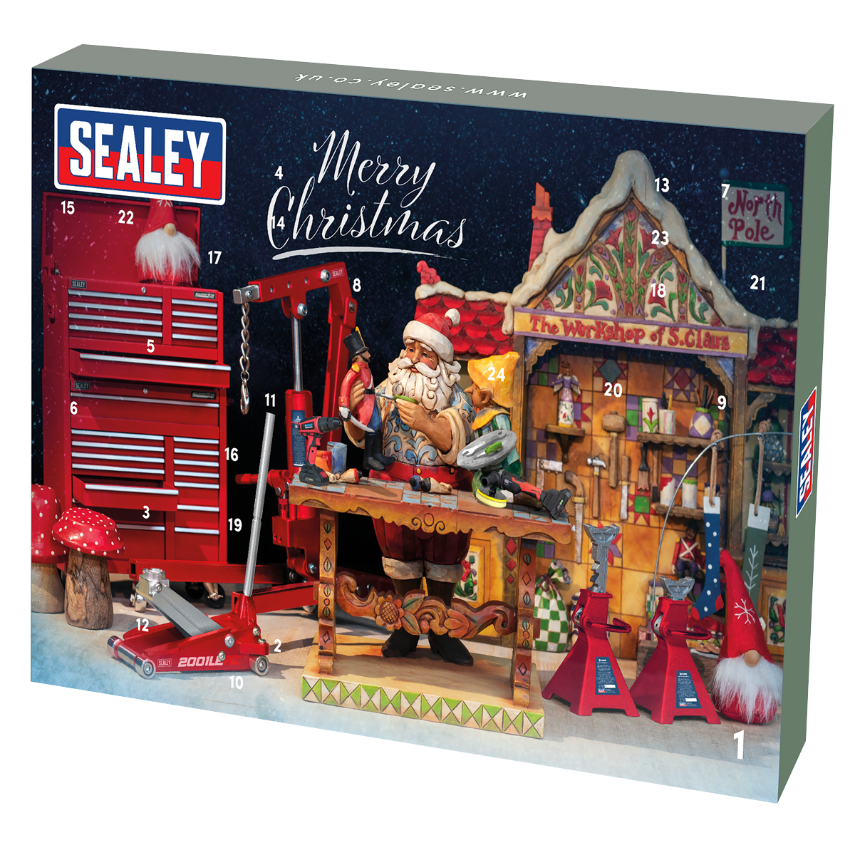 Ratchet, Screwdriver, Hex Key & Bit Set 35pc Advent Calendar AVC003