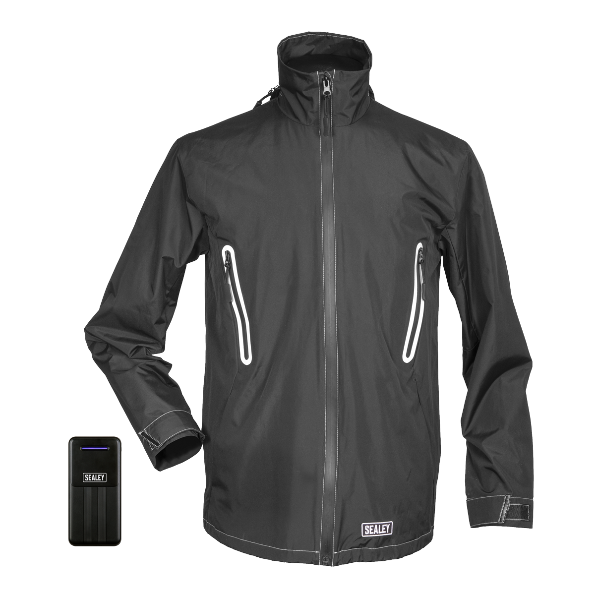 5V Heated Rain Jacket - Medium with Power Bank 20Ah HJ06KIT