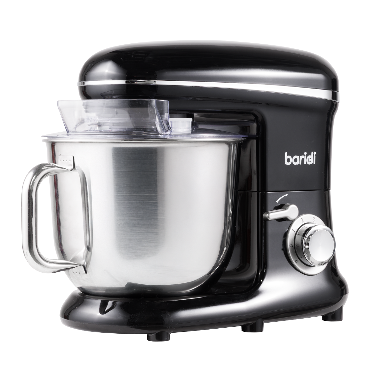 Baridi 1500W Stand Mixer with Accessories 6L - Black DH173