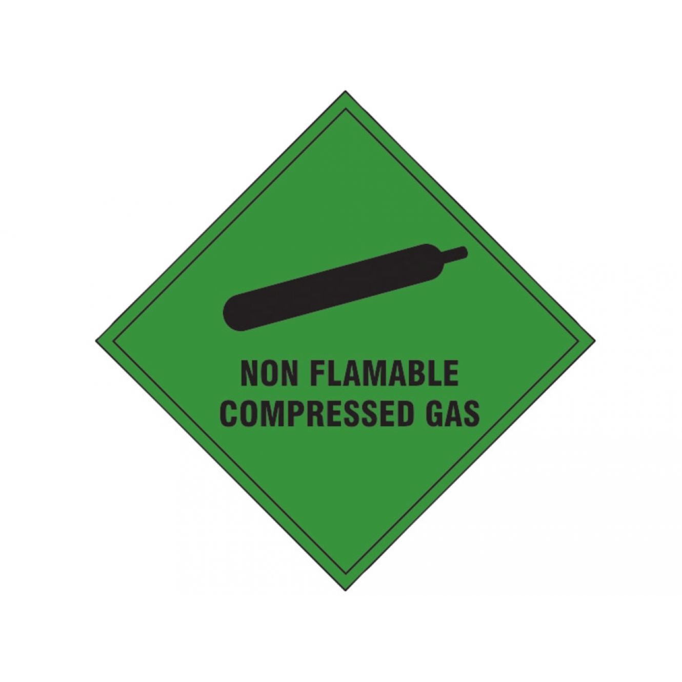Non Flammable Compressed Gas SAV - 100 x 100mm SCA1870S