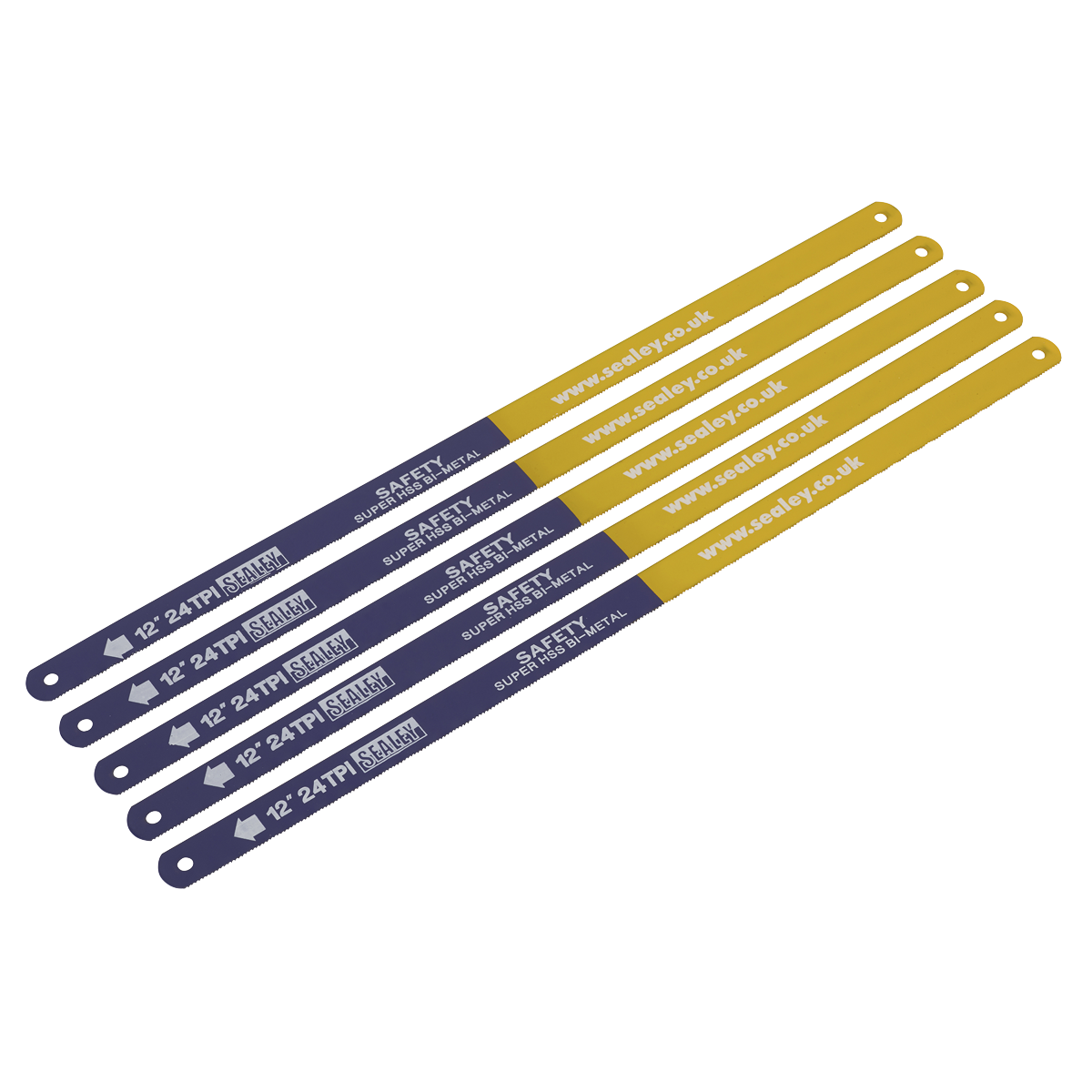 Hacksaw Blade 300mm HSS Bi-Metal 24tpi Pack of 5 HSB0524