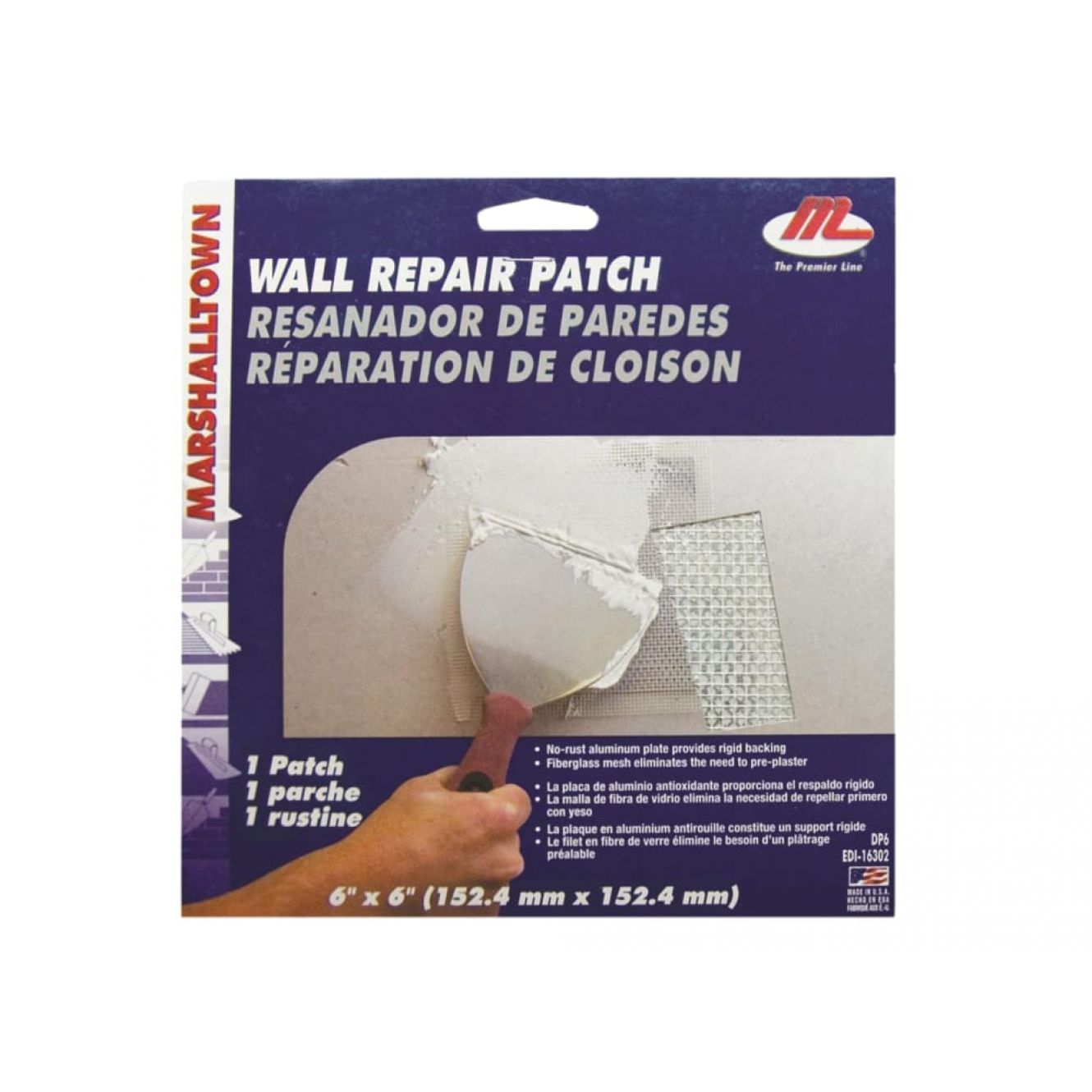 M28393 Drywall Repair Patch 152.4mm² M/T28393