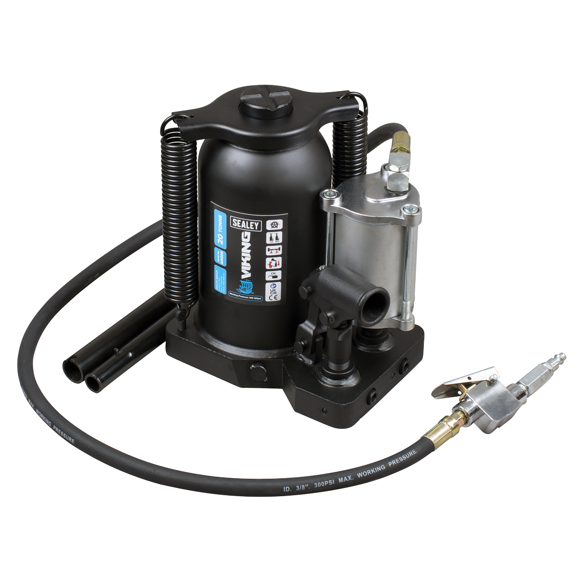 Viking Manual/Air Hydraulic Bottle Jack 20 Tonne AM20S