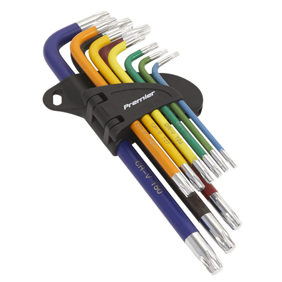 TRX-Star* Key Set 9pc Colour-Coded Long AK7193