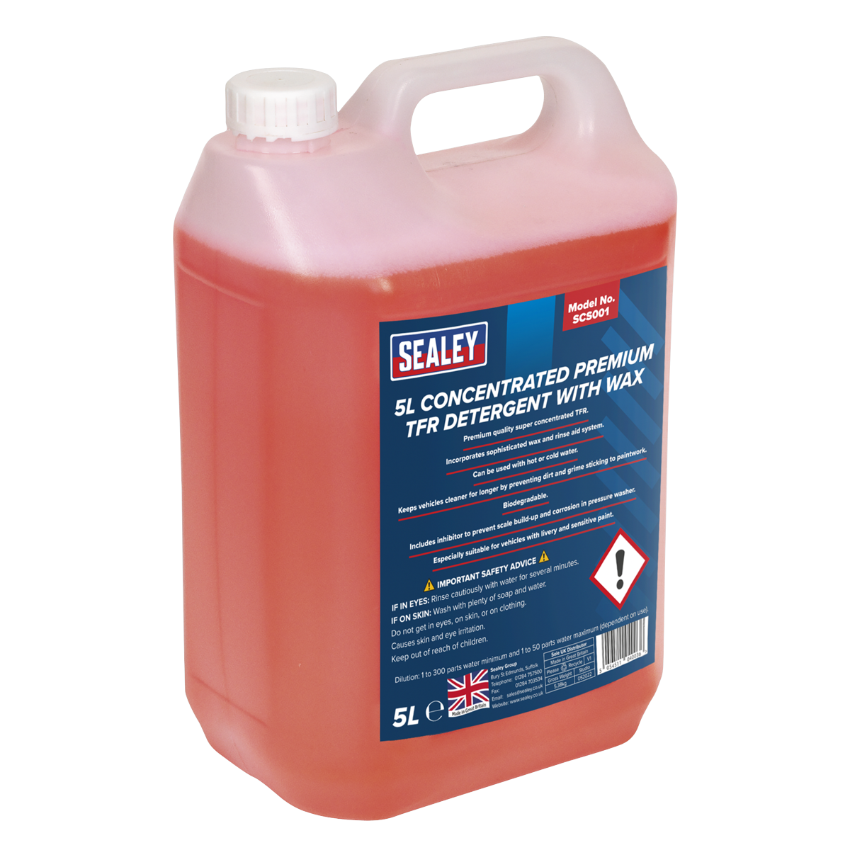 TFR Premium Detergent with Wax Concentrated 5L SCS001