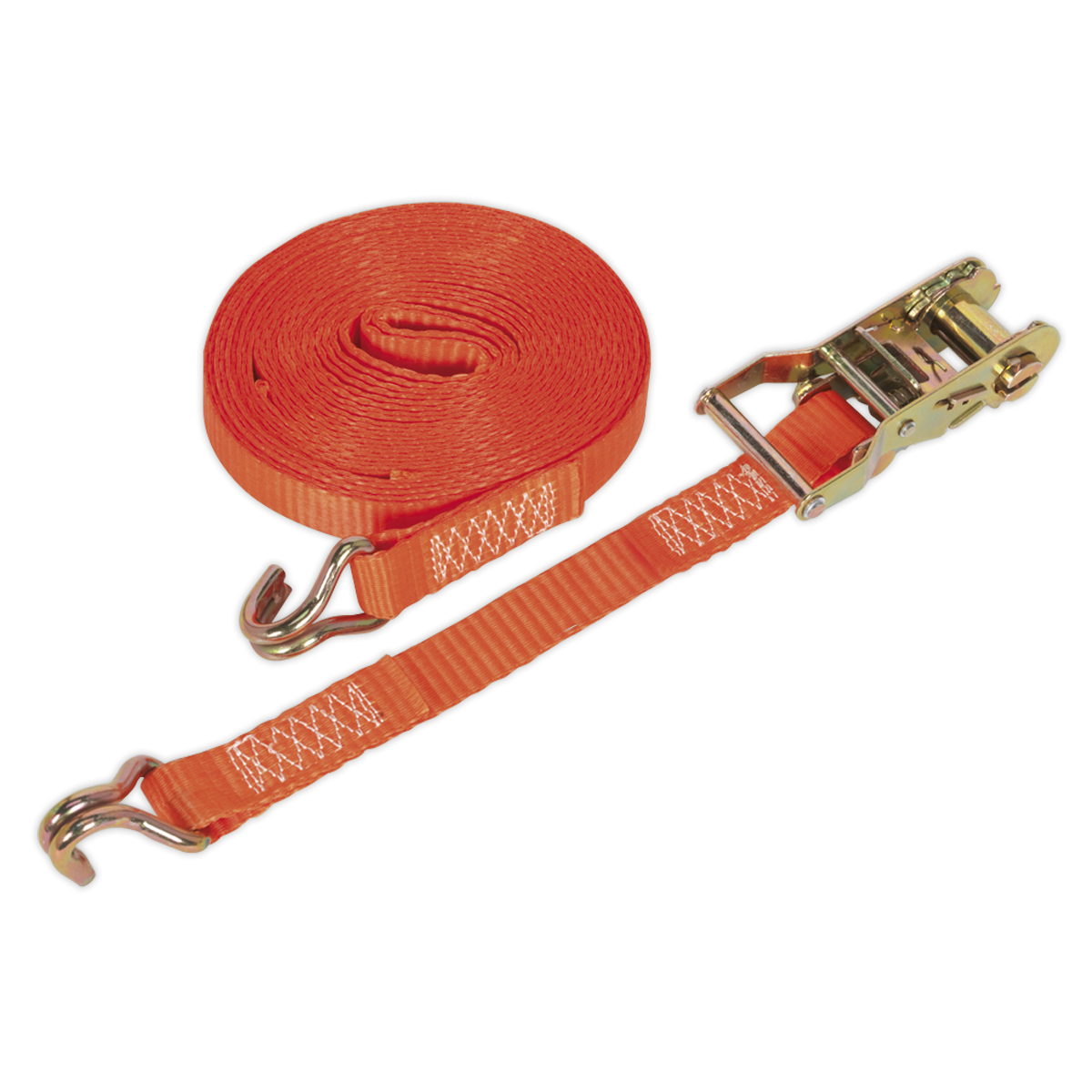 Ratchet Strap 25mm x 8m Polyester Webbing 1500kg Breaking Strength TD1508J