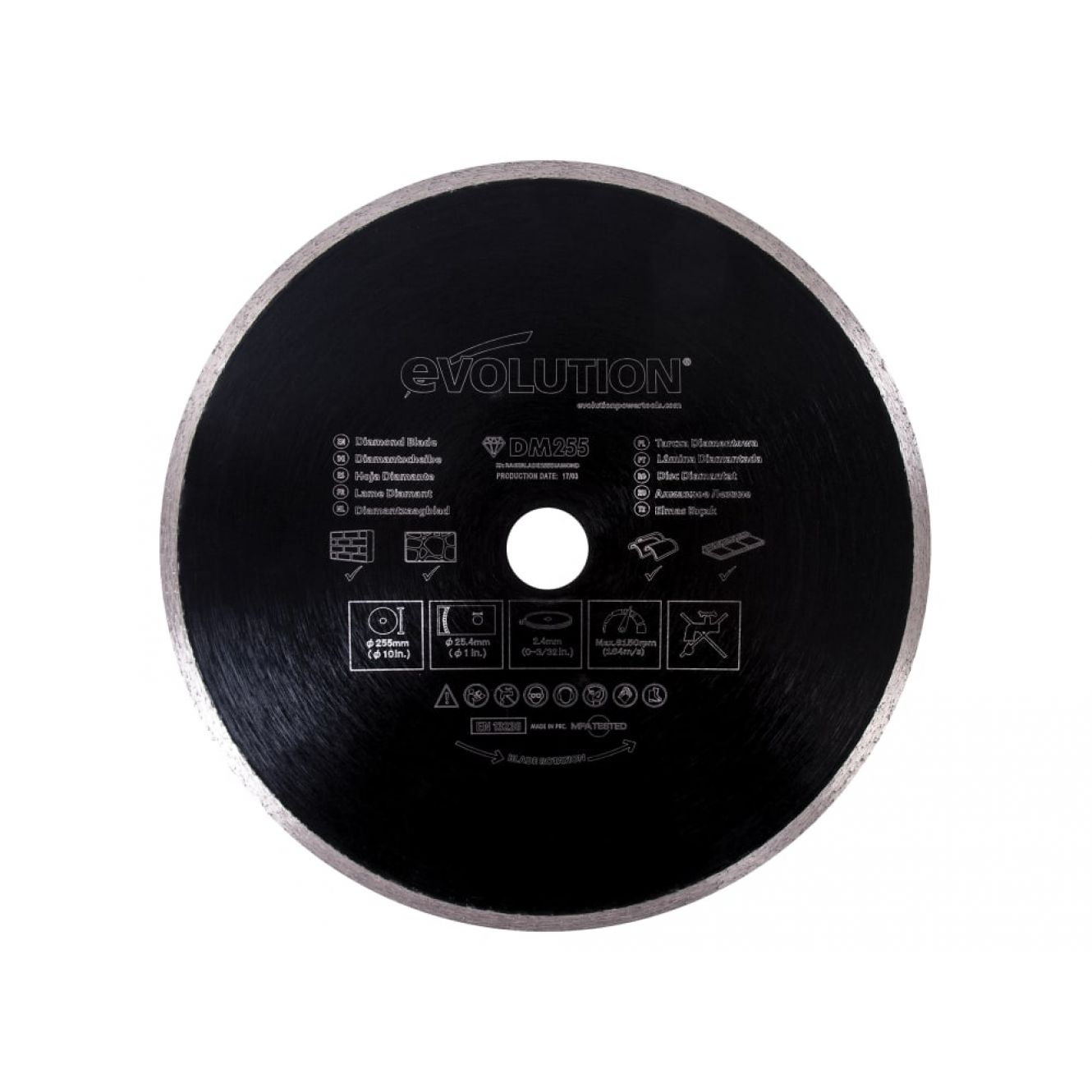 Diamond Blade, Continuous Rim