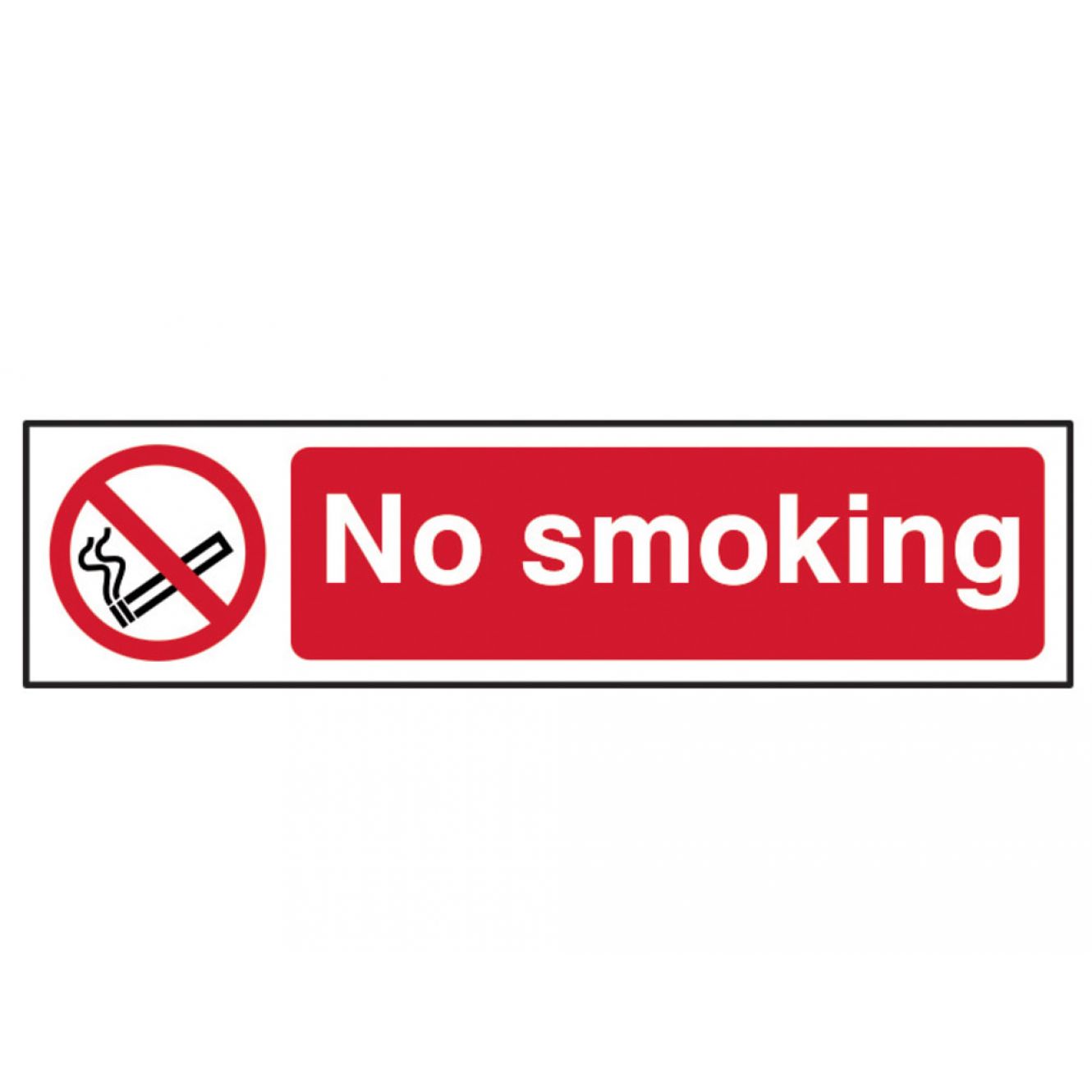 No Smoking - PVC 200 x 50mm SCA5050