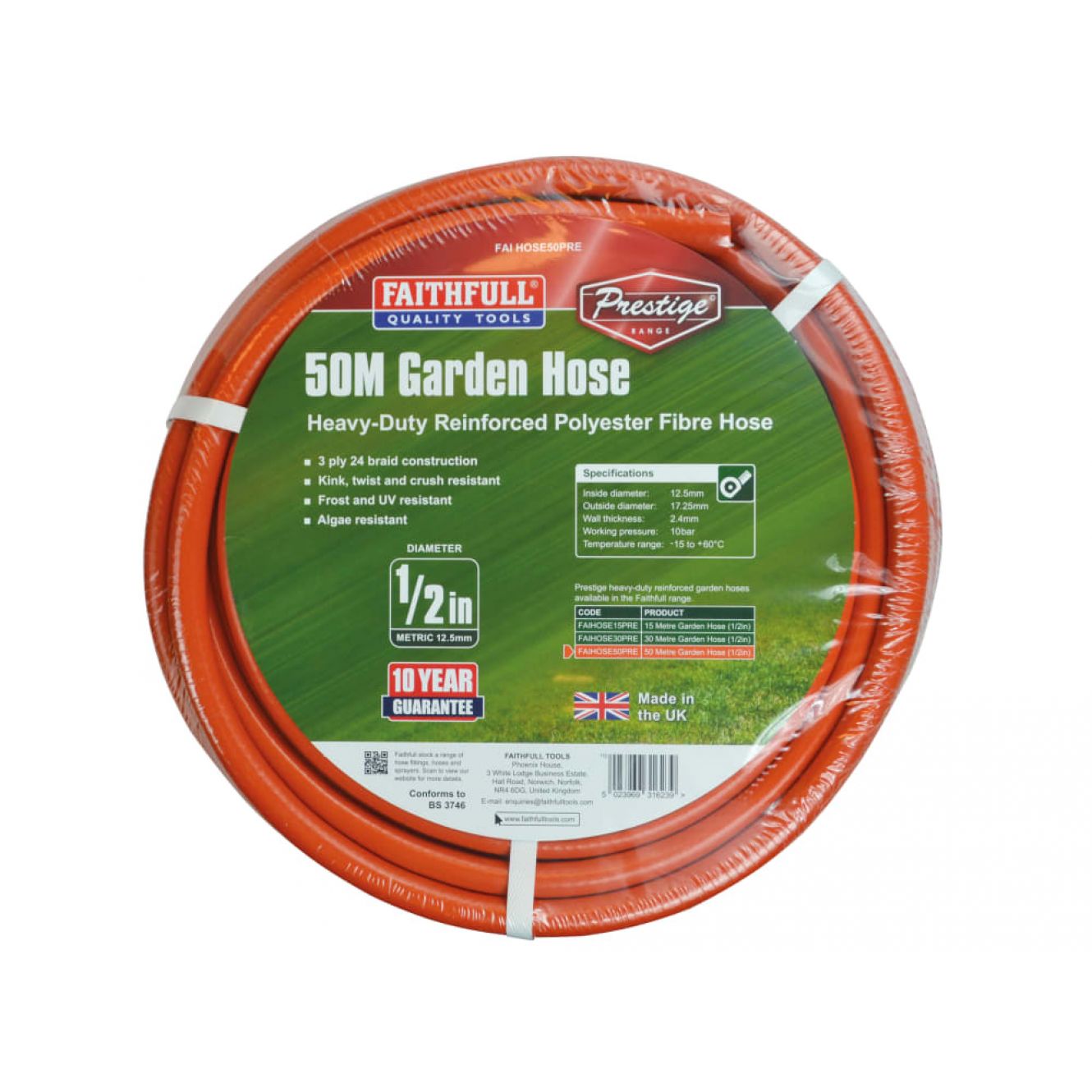 Prestige Heavy-Duty Garden Hose