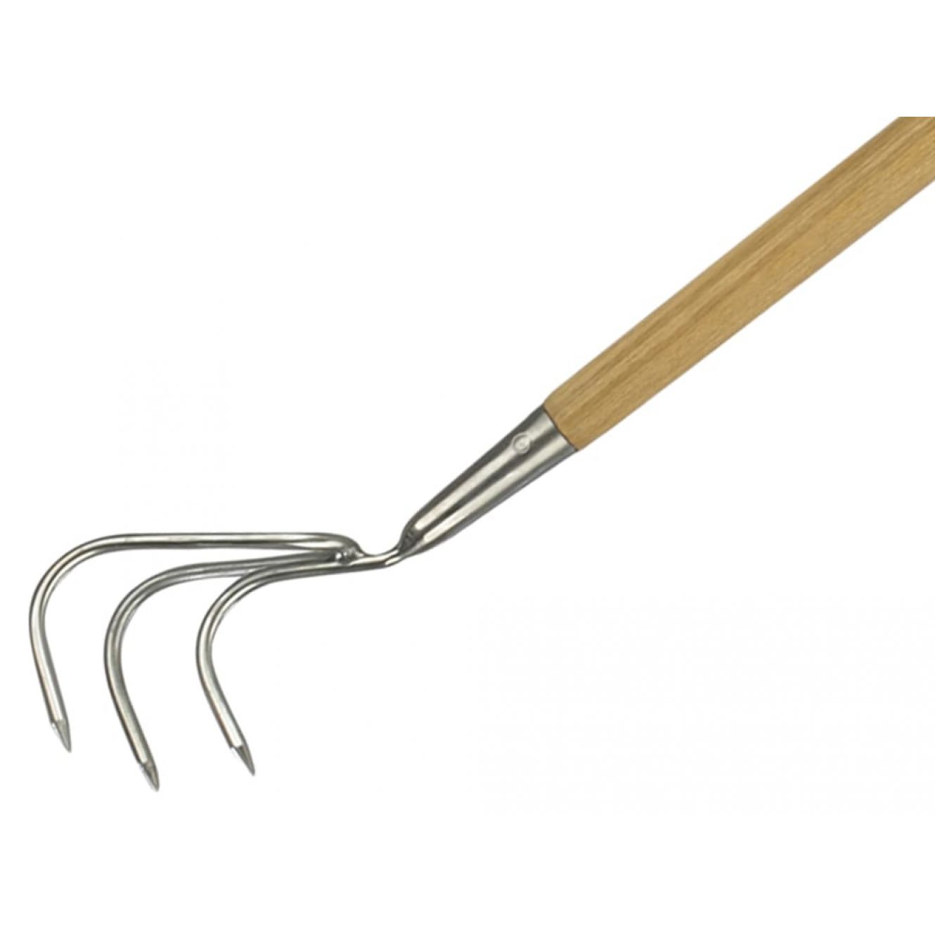 Stainless Steel Long Handled 3-Prong Cultivator, FSC® K/S70100042