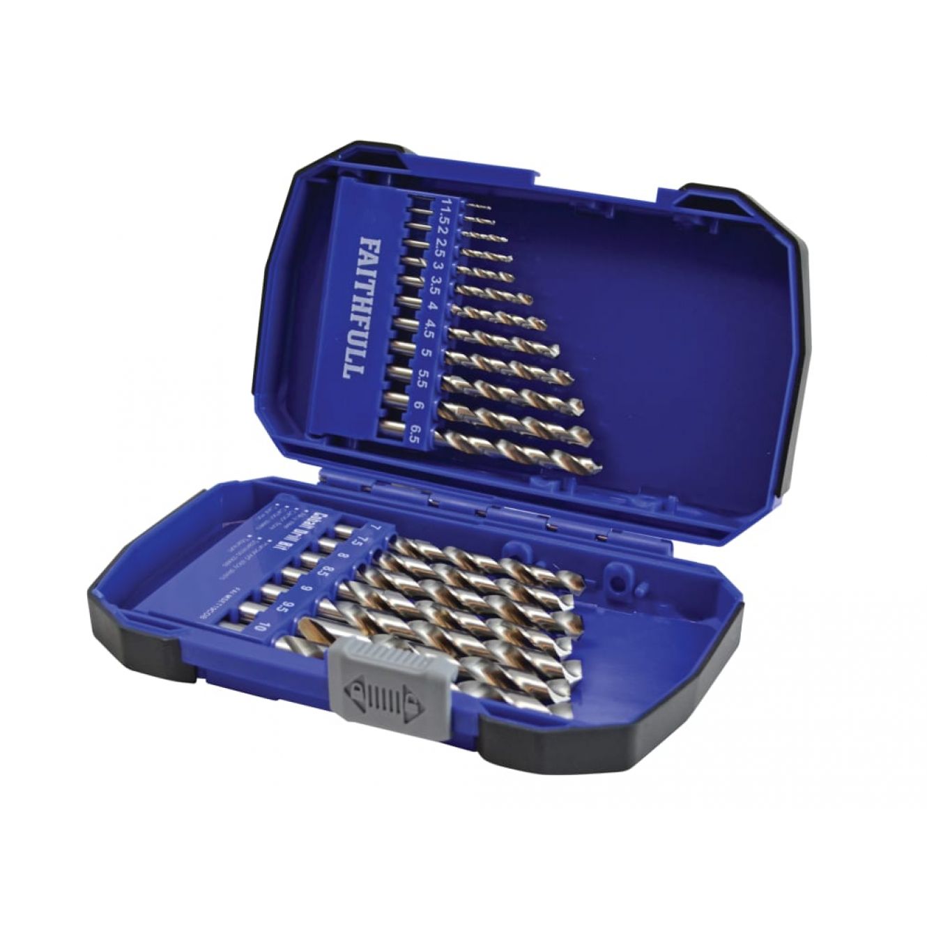 Cobalt HSS Drill Set M35 1-10mm 19 Piece FAIMSET19COB