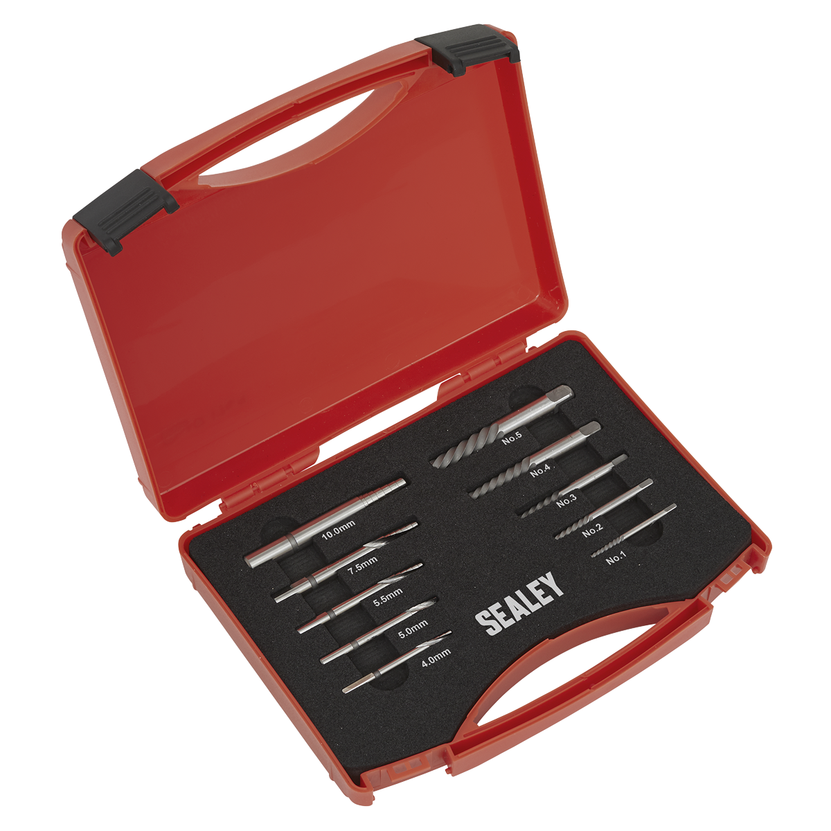 Step Drill Screw/Bolt Extractor Set 10pc AK8187