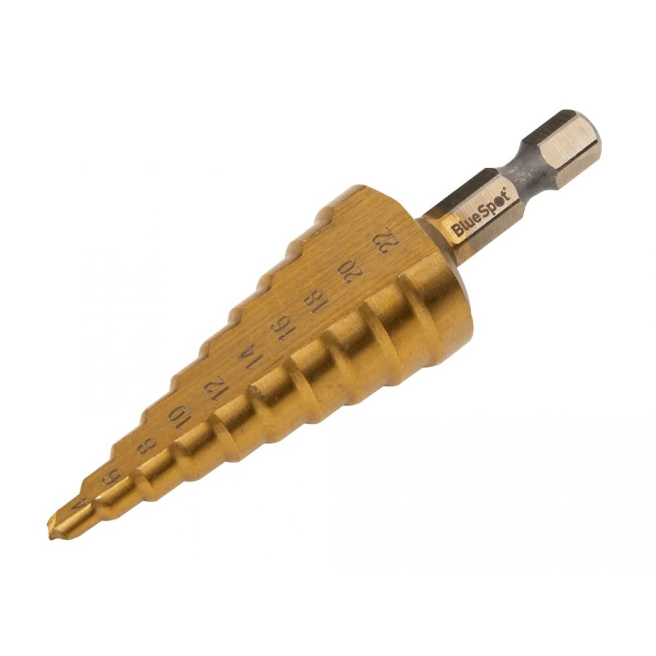 HSS 1/4in Hex Shank Step Drill 4-22mm B/S32052