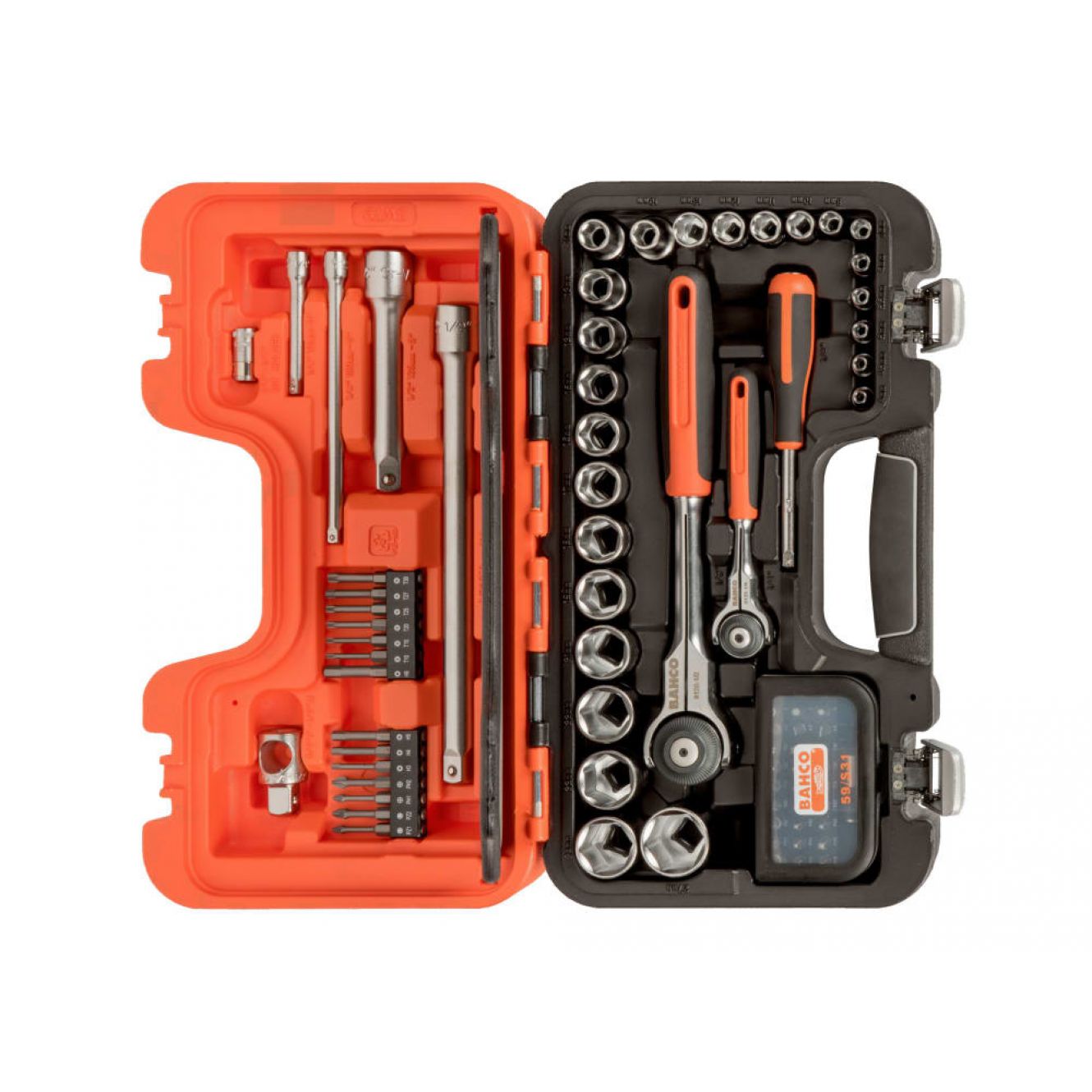 SW79 Swivel Socket Set of 79 Metric 1/4in & 1/2in Drive BAHSW79