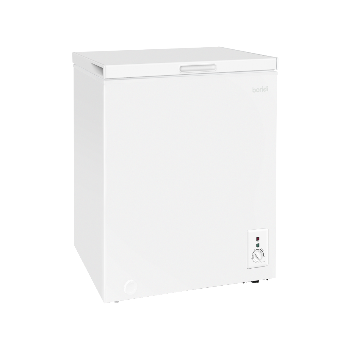 Baridi Freestanding Chest Freezer, 99L Capacity, Garages and Outbuilding Safe, -12 to -24°C Adjustable Thermostat with Refrigeration Mode, White DH116