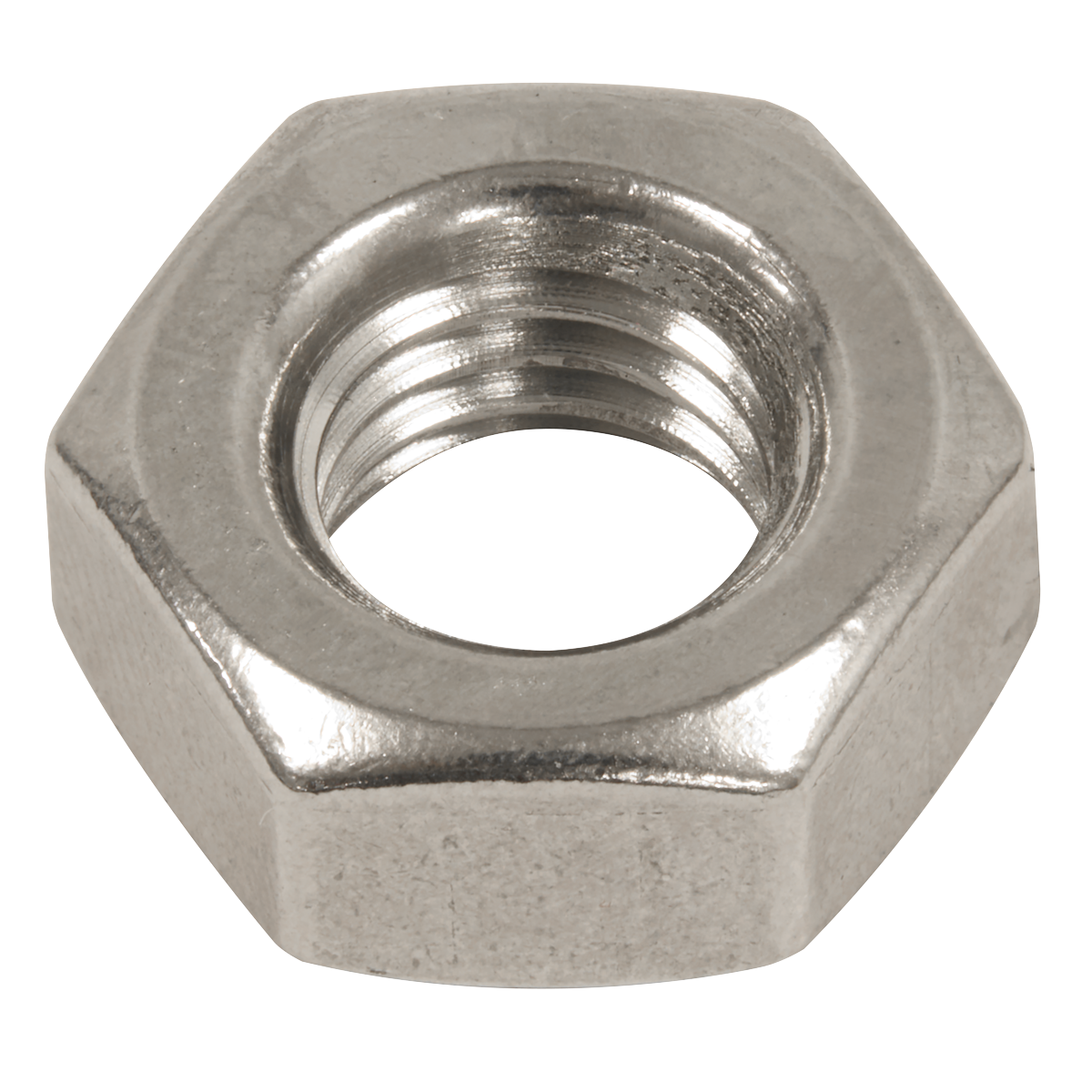 Stainless Steel Nut DIN 934 - M10 A2 - Pack of 50 SSN10