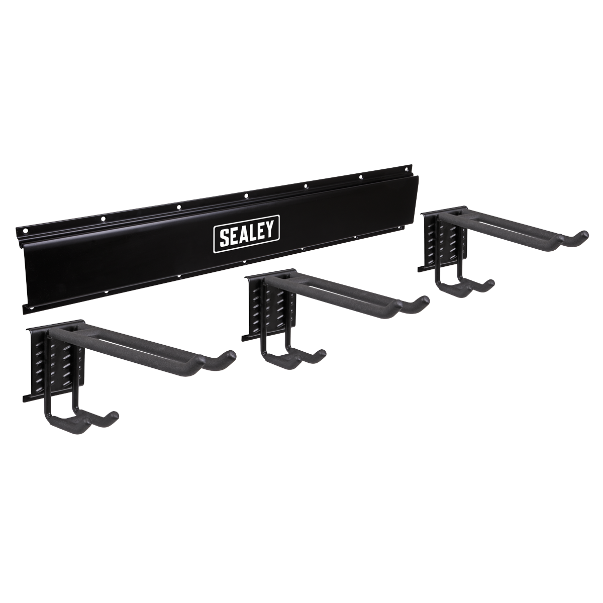 3 Dual Hook Storage Rail Wall Mounting APHKIT10