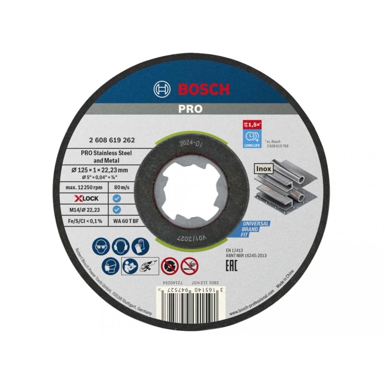 PRO Stainless Steel and Metal Bonded Cutting Disc