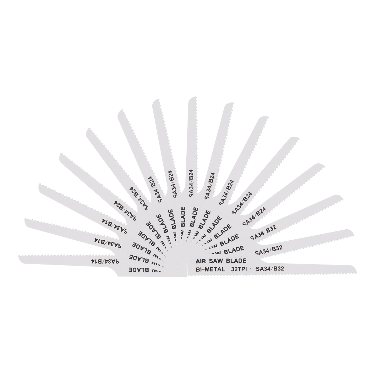 Air Saw Blades Mixed - Pack of 15 SA34MIX