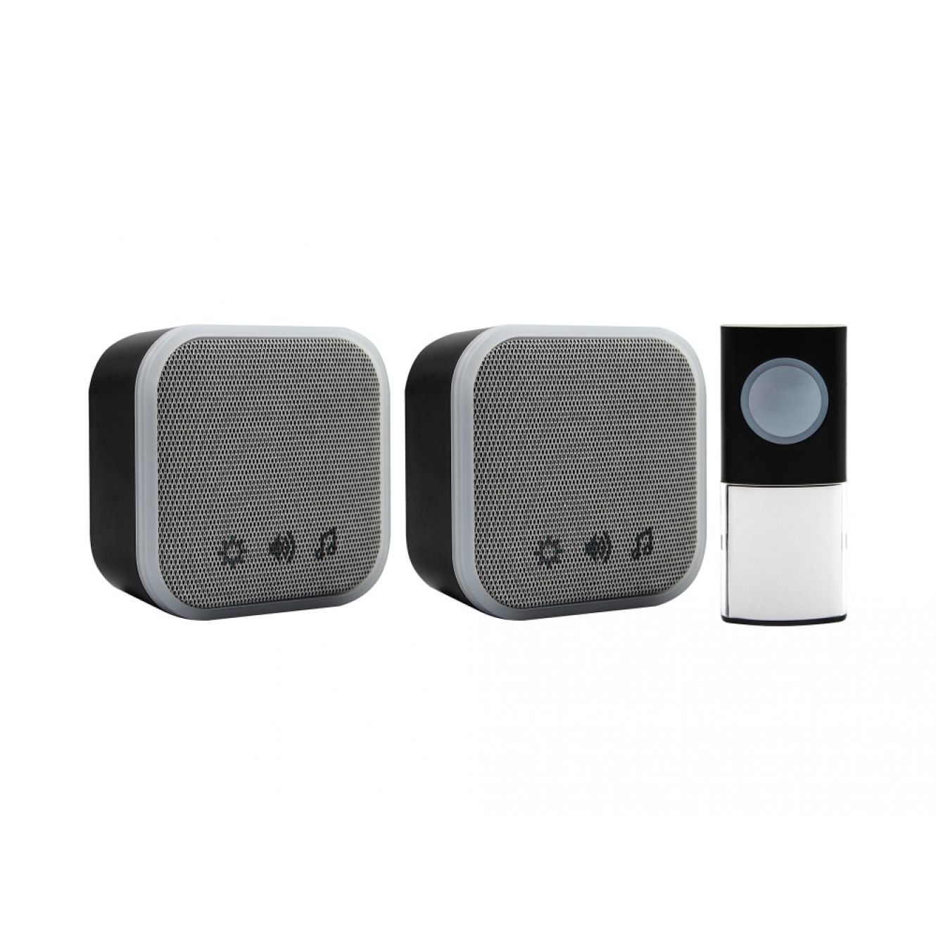 Portable and Plug-In Door Chime Set