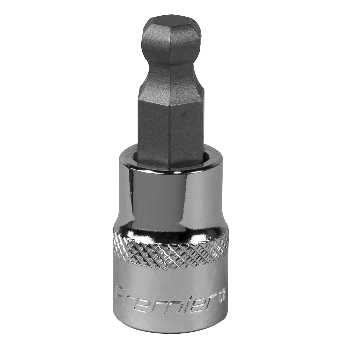 Ball-End Hex Socket Bit 9mm 3/8"Sq Drive SBBH007