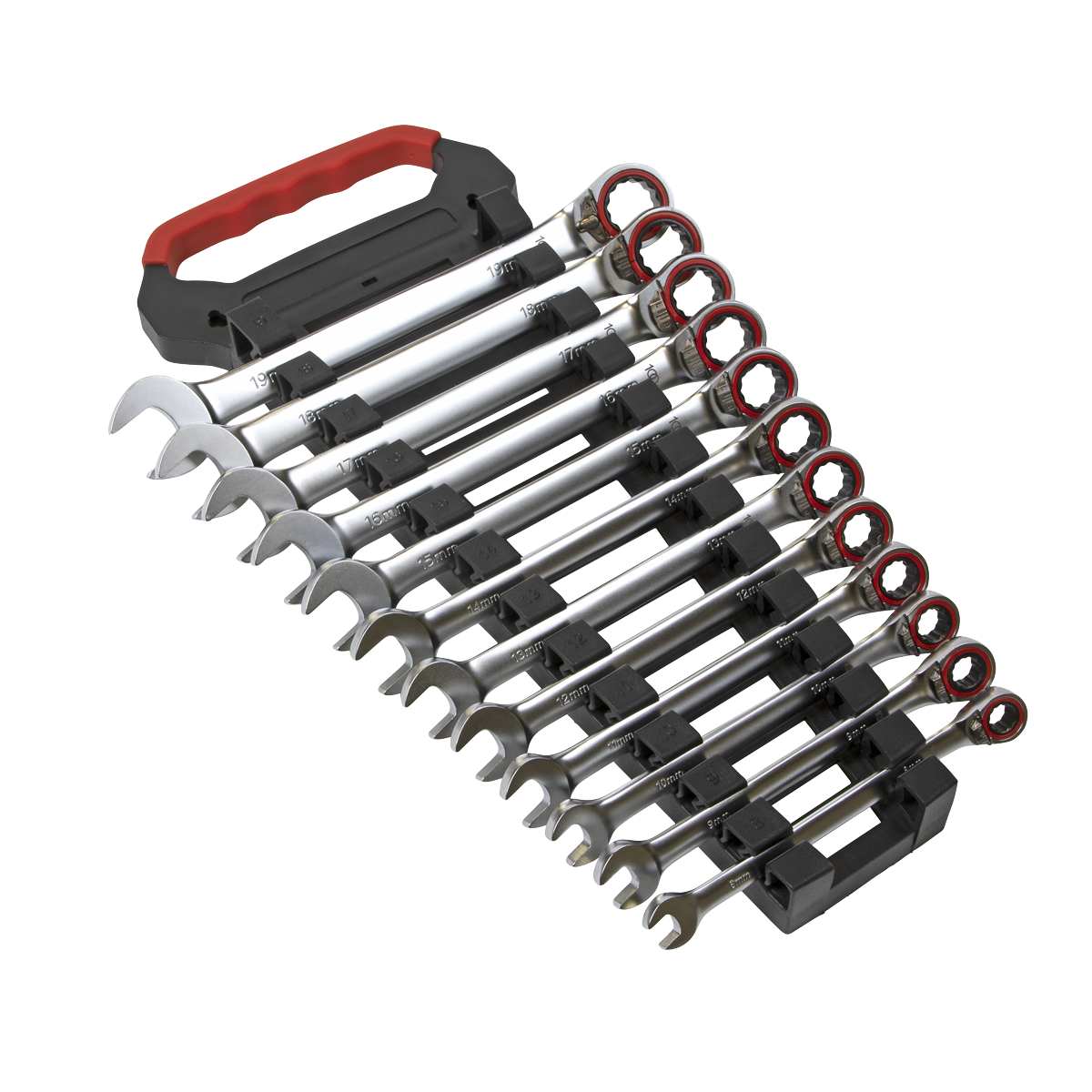 Reversible Ratchet Combination Spanner Set 12pc Metric Platinum Series AK63944