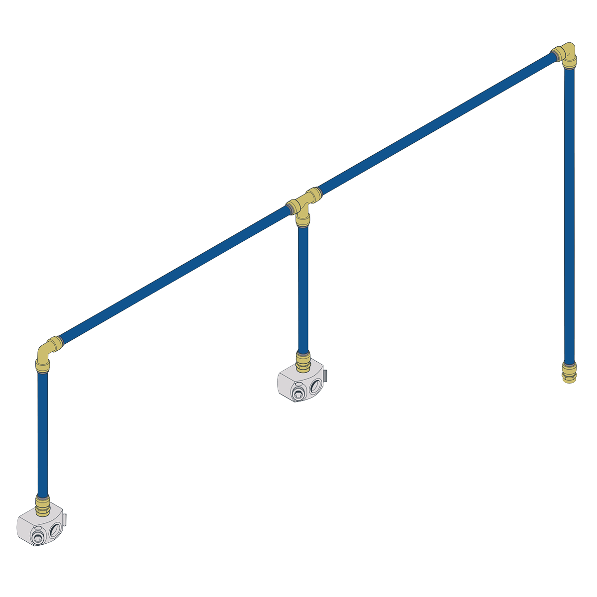 SharkBite® 12m 2-Drop Air Supply System Kit 28mm SBAKIT228