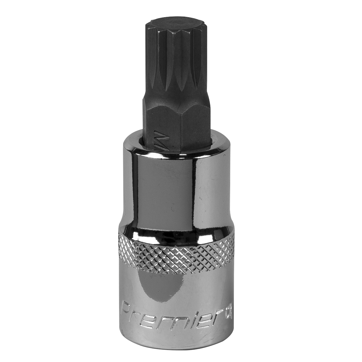 Spline Socket Bit M12 1/2"Sq Drive SBS016