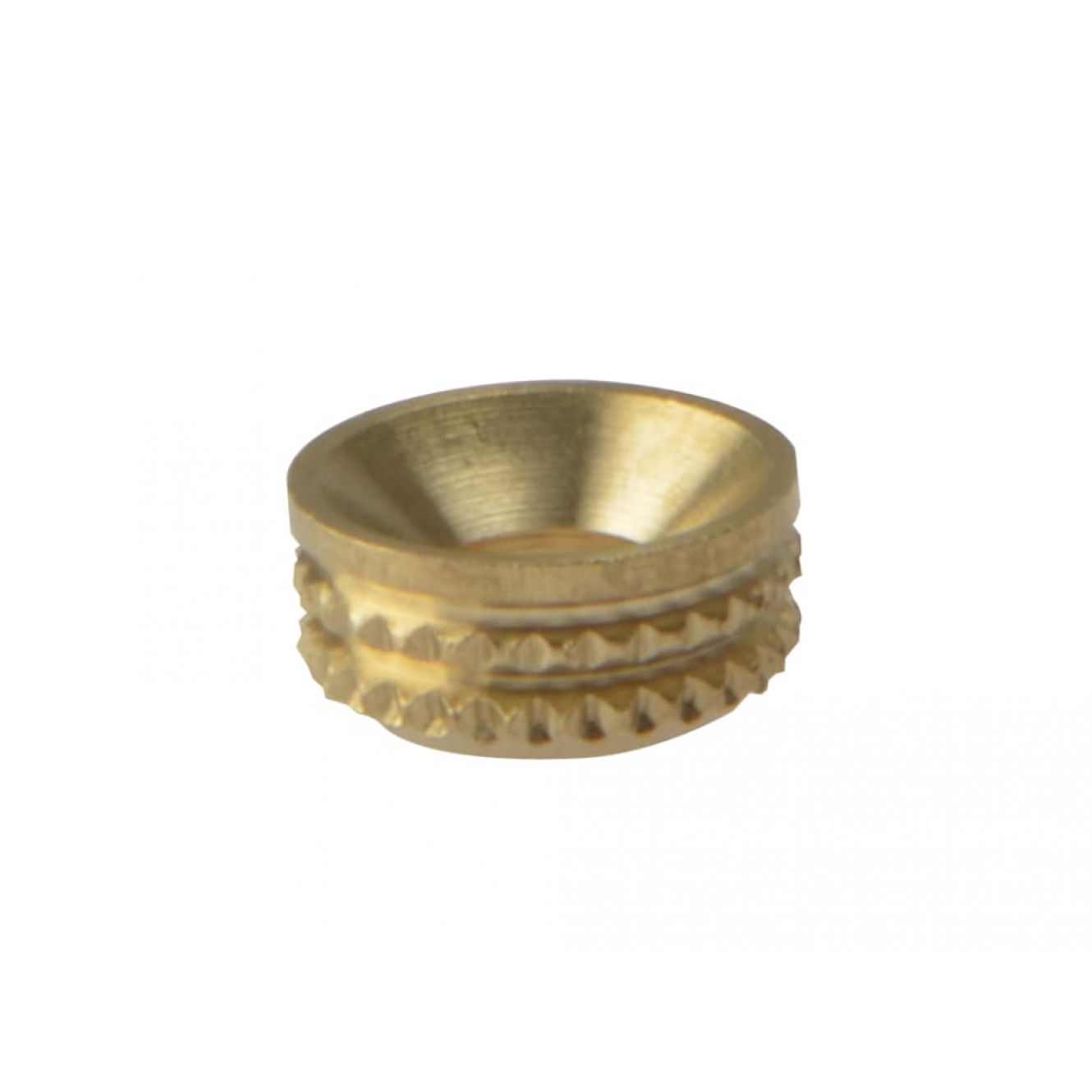 Screw Cup Sockets Solid Brass Polished No. 8 Bag 100 FORSCS8BM