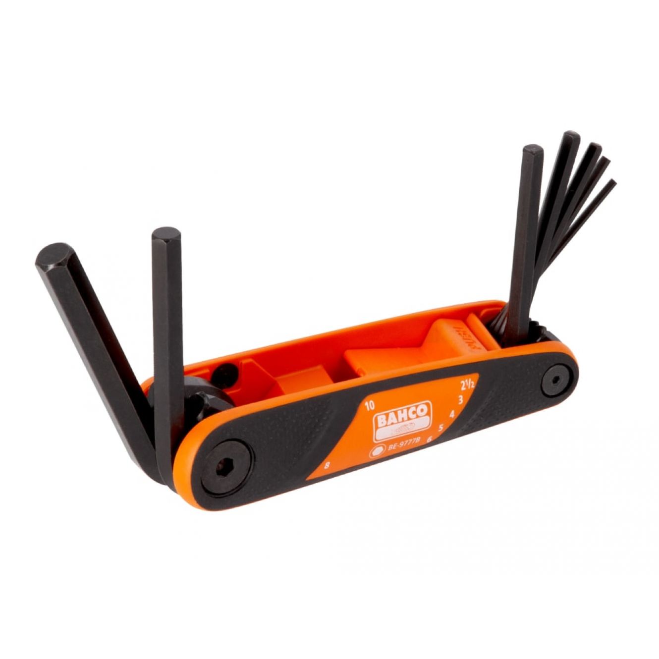 BE-9777B Hexagon Key Folding Set, 7 Piece BAH9777B