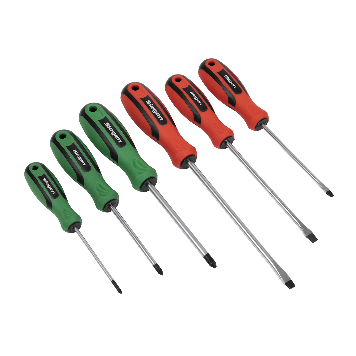 Soft Grip Screwdriver Set 6pc S0615