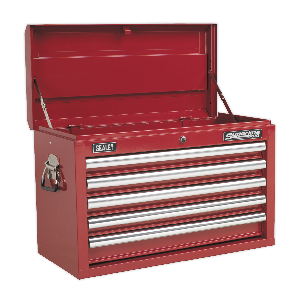 Topchest 5 Drawer with Ball-Bearing Slides - Red AP33059