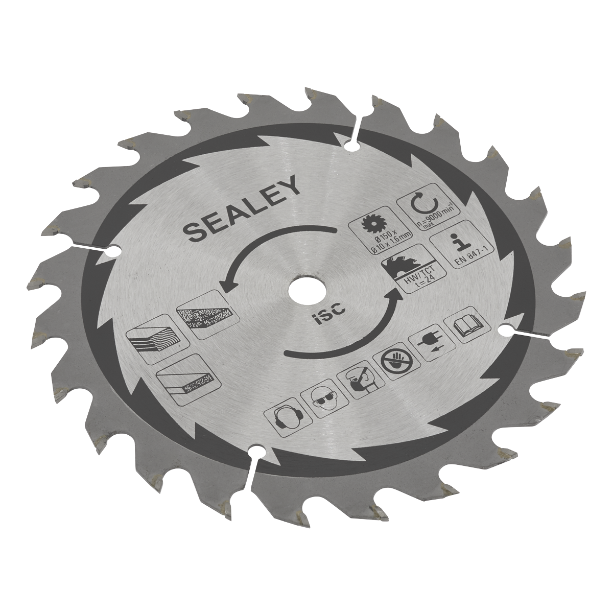 Cut-Off Saw Blade Ø150 x 1.6mm/Ø10mm 24tpu CP20VCS.03
