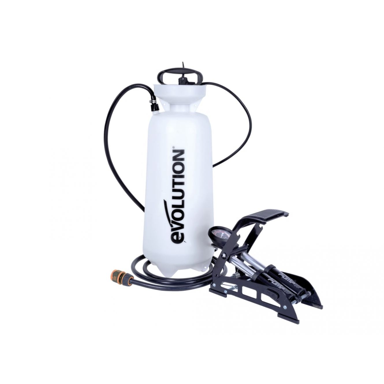 Pressurised Water Bottle with Foot Pump 15 litre EVL0120011