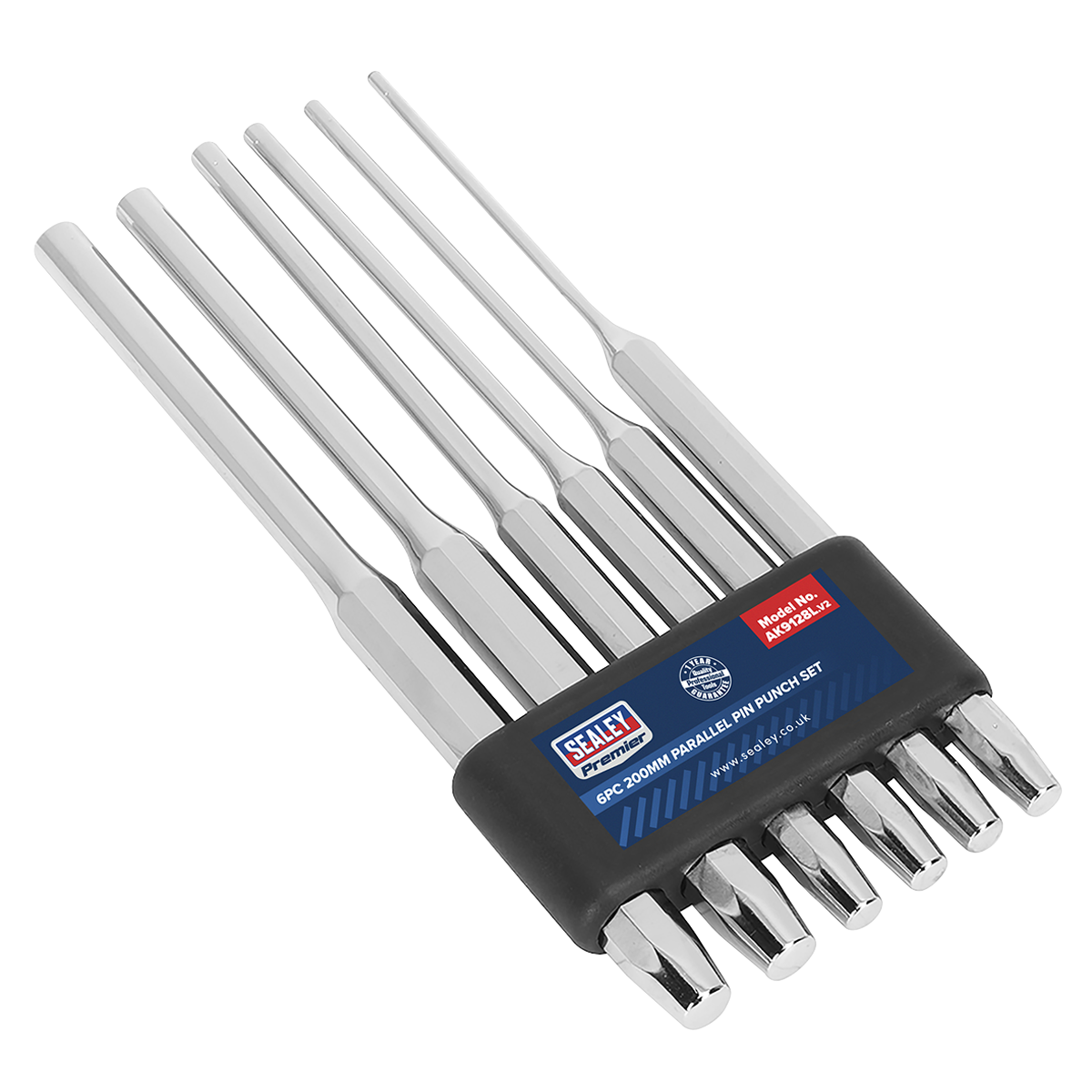 Parallel Pin Punch Set 6pc 200mm AK9128L