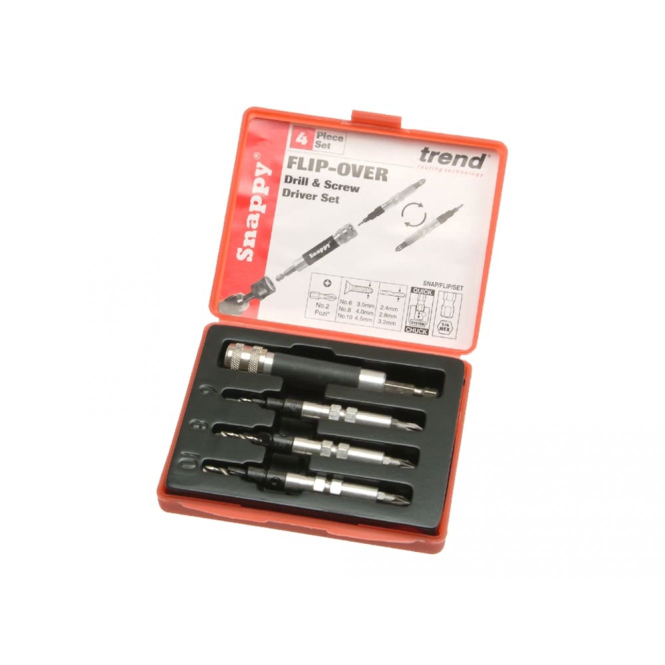 SNAP/FLIP/SET Flip Driver Set, 4 Piece TRESNAPFLIP