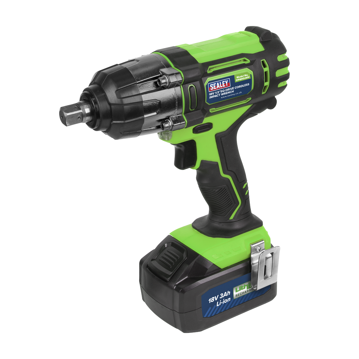 Cordless Impact Wrench 18V 3Ah Lithium-ion 1/2"Sq Drive Hi-Vis CP400LIHV