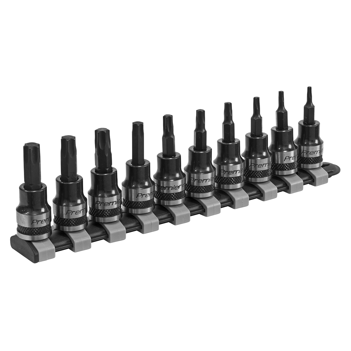 TRX-Star* Socket Bit Set 10pc 3/8"Sq Drive Black Series AK6207B