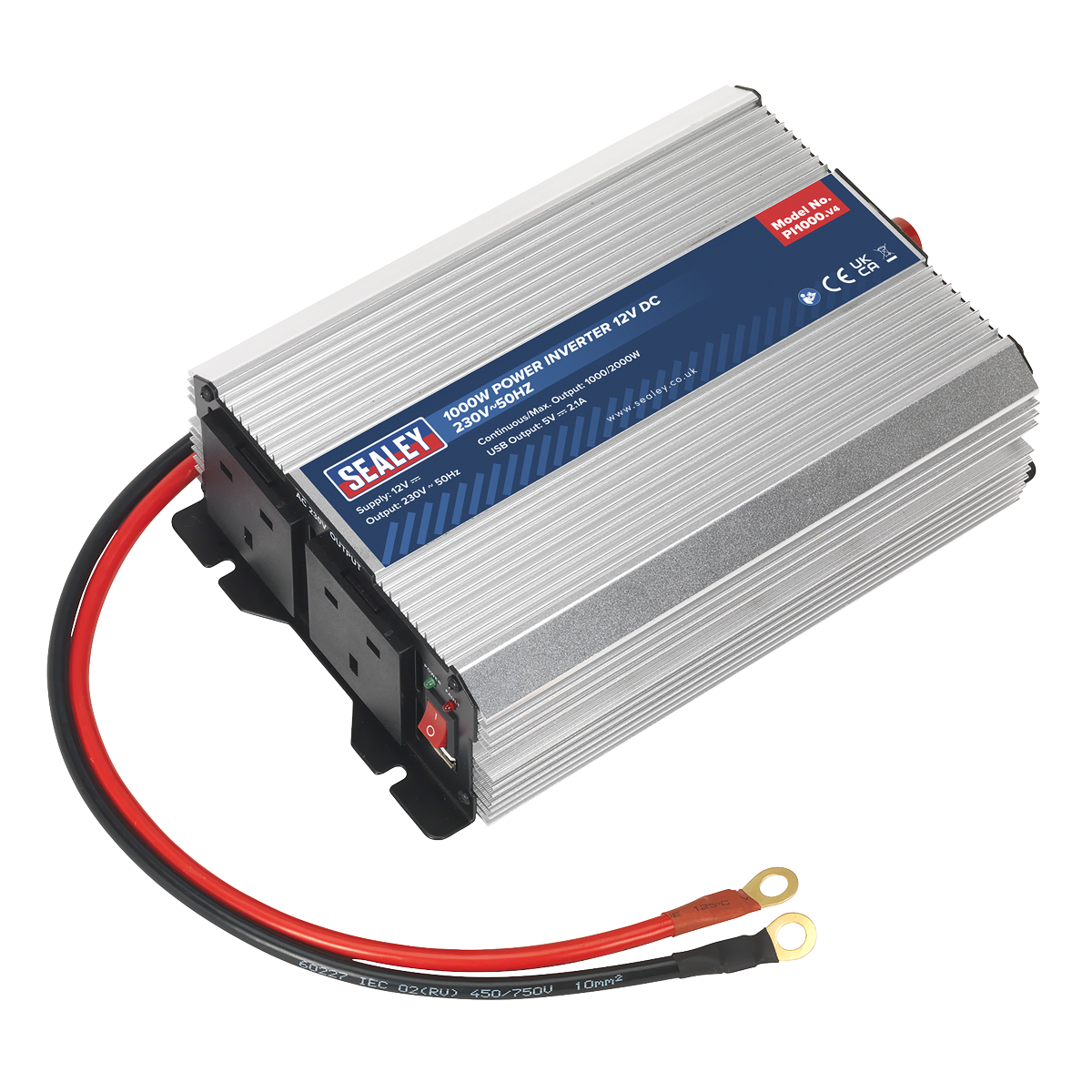 Power Inverter 1000W 12V DC - 230V~50Hz PI1000