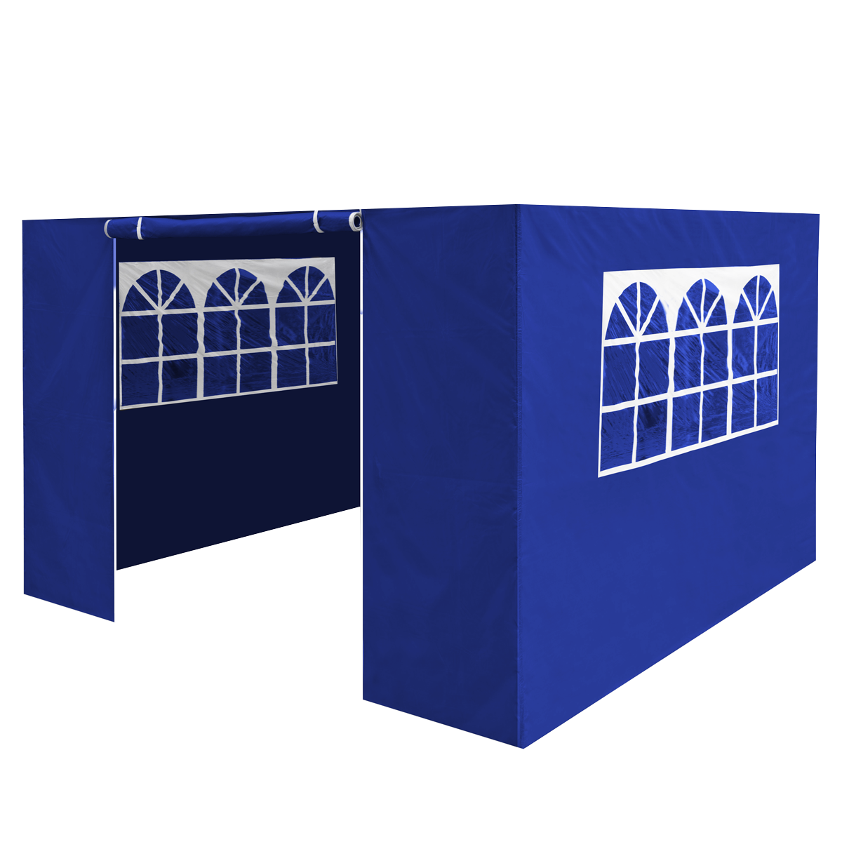 Dellonda Premium Side Walls/Doors/Windows for Gazebo/Marquee, Fits 2 x 2m Models - Blue DG143