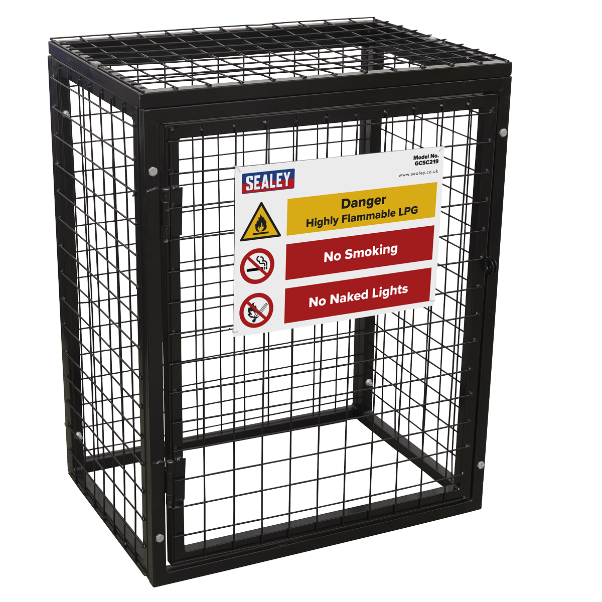 Safety Cage - 2 x 19kg Gas Cylinders GCSC219