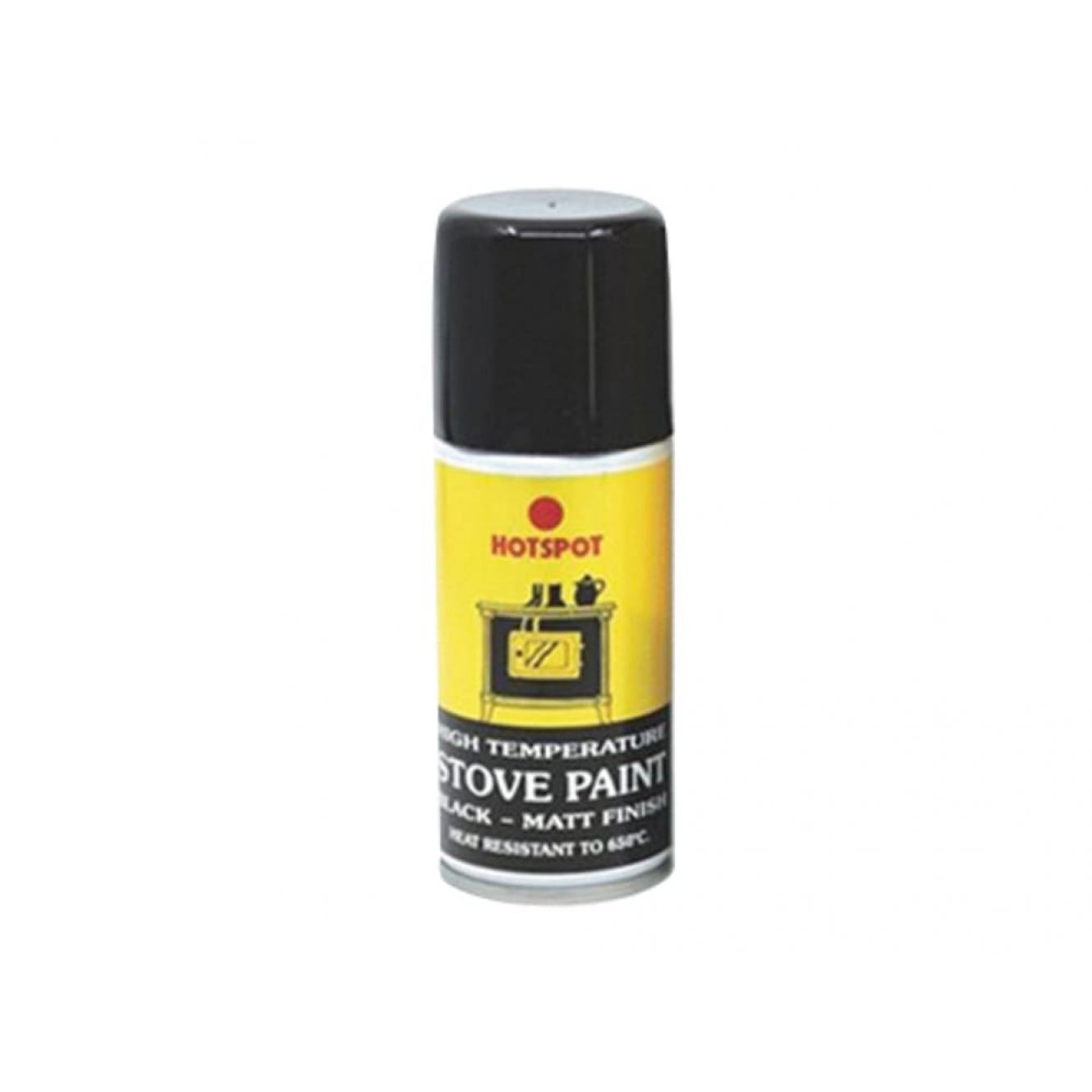 Spray Stove Paint, Matt Black