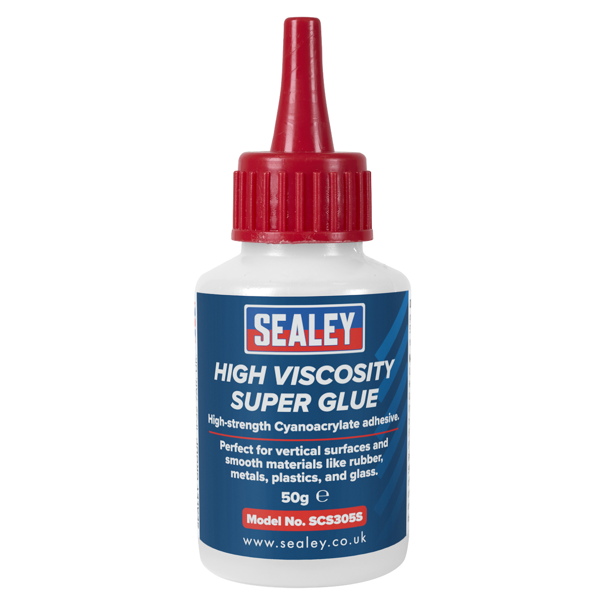 High Viscosity Super Glue - Cyanoacrylate Adhesive, Fast-Bonding Formula - 25pcs - 50g - Clear SCS305