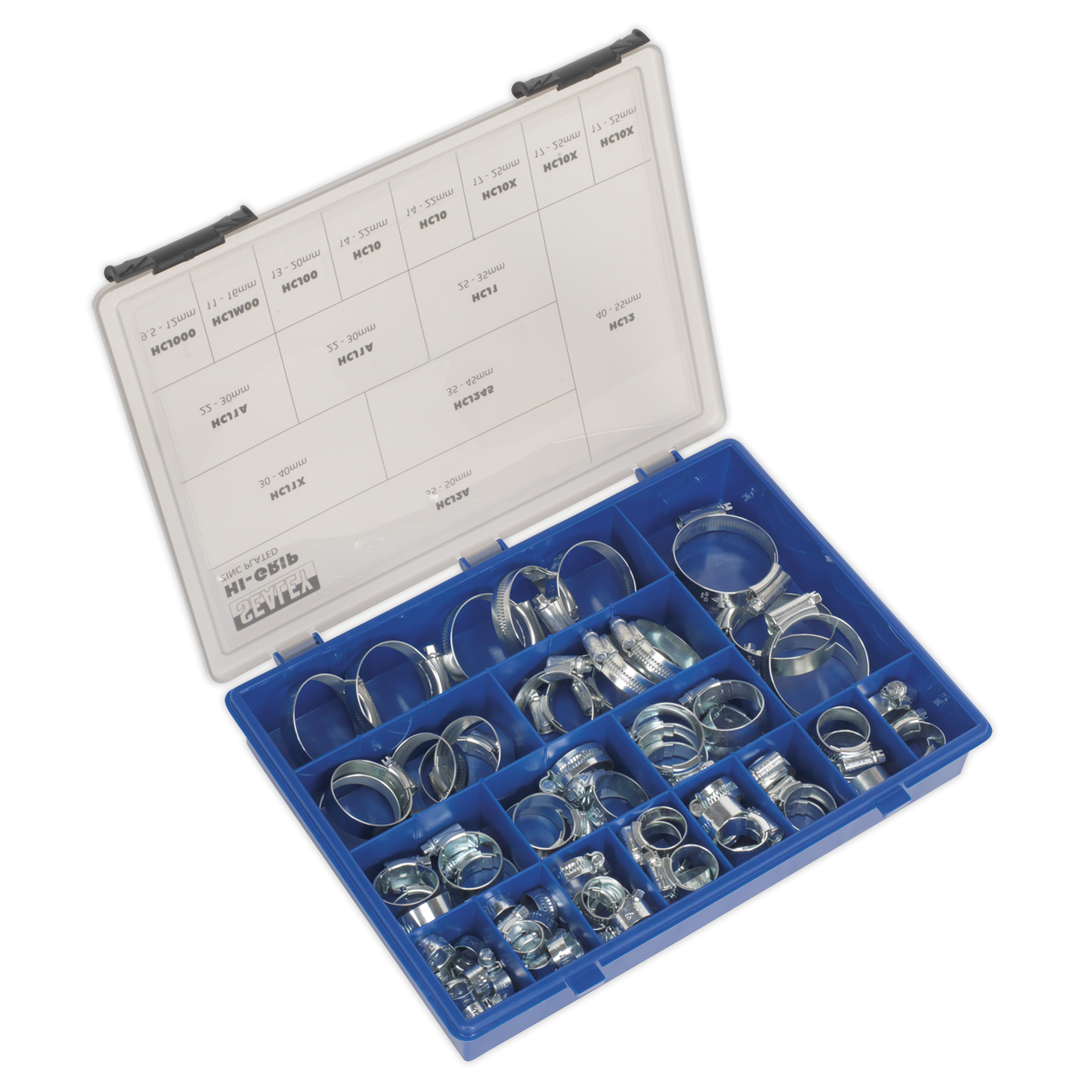 HI-GRIP® Hose Clip Assortment 81pc Sizes Ø9.5-55mm HCJ85AC