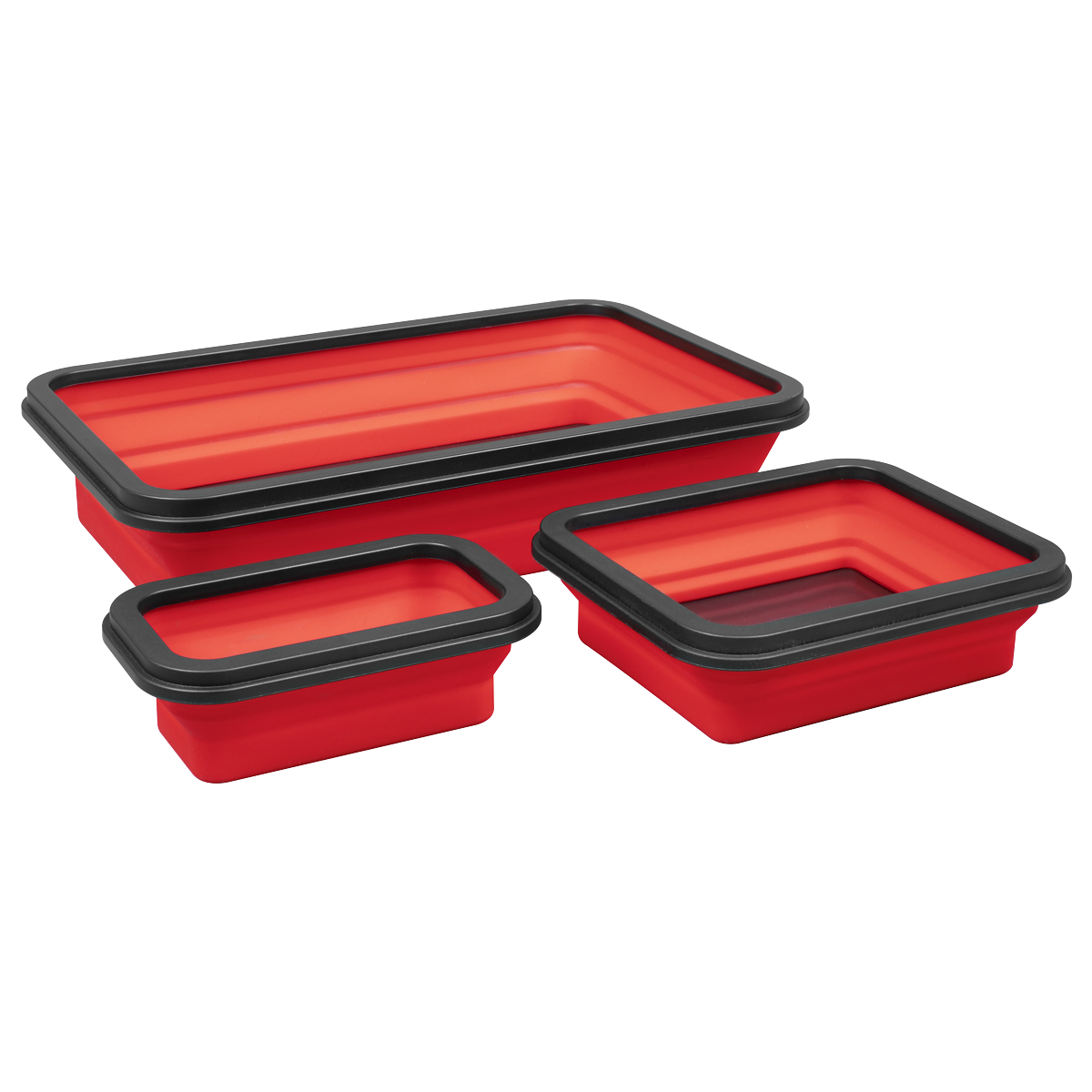 Parts Tray Collapsible Magnetic - Set of 3 APCMTS
